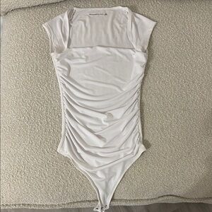 Abercrombie & Fitch White Bodysuit
